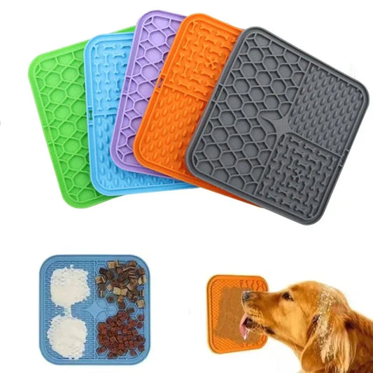 Pet Lick Silicone Mat for Dogs Pet Slow Food Plate Dog