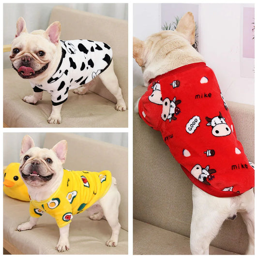 Small Dog Sweater Warm Pet Clothes