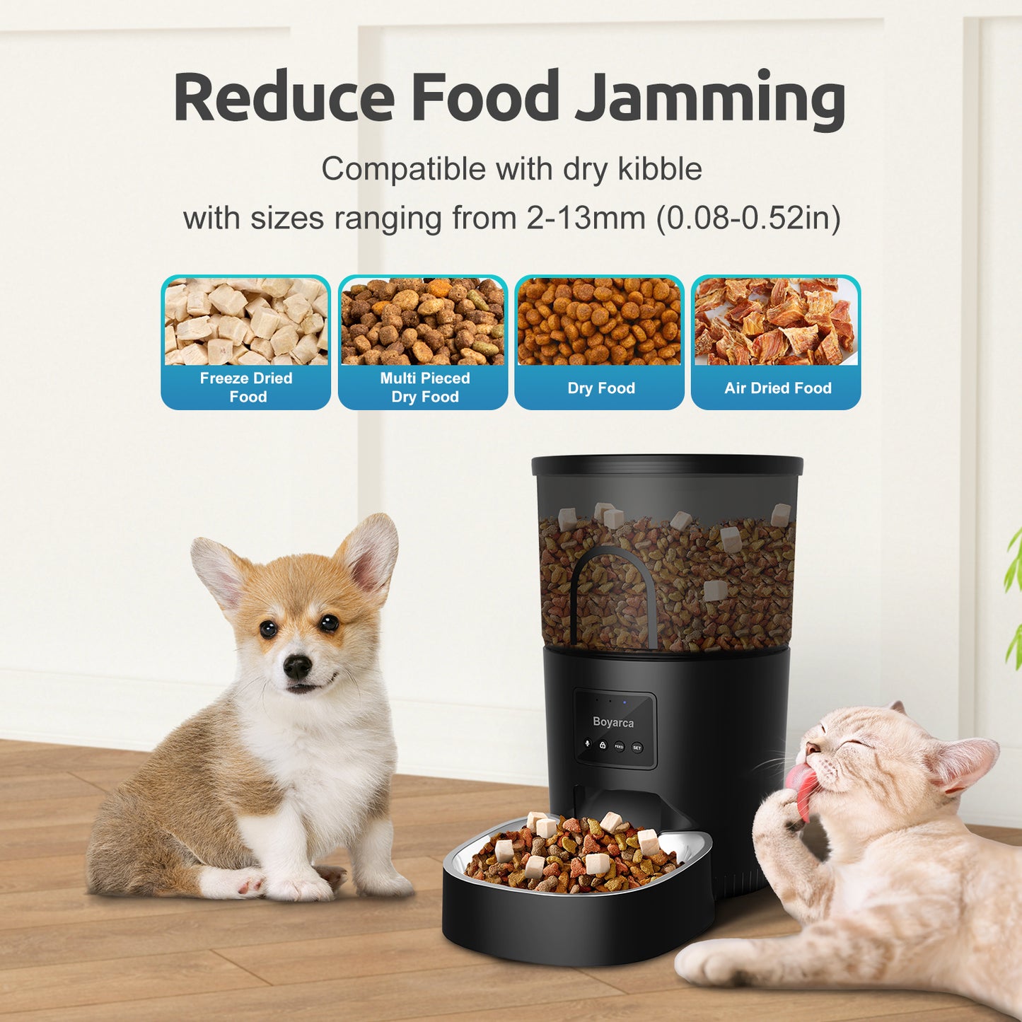 Automatic Feeder With Back Up Battery