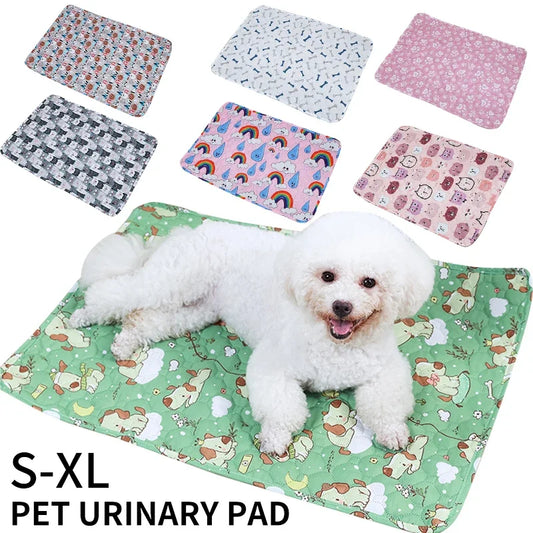 Washable Pet Dog Pee Pad Reusable Absorbent Diaper Mat Puppy Training Pad Pets Bed Urine Mat for Pet Car Seat Protect Cover