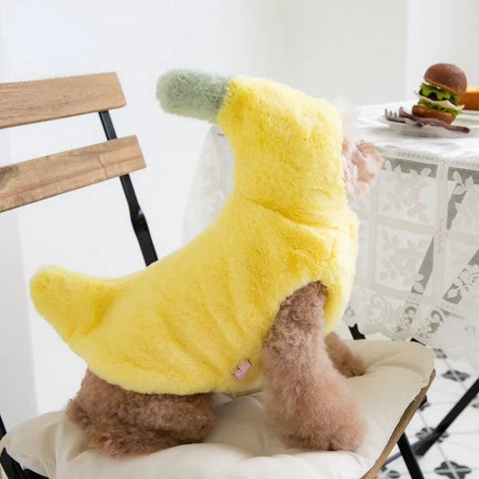 Funny Banana Costume For Dogs