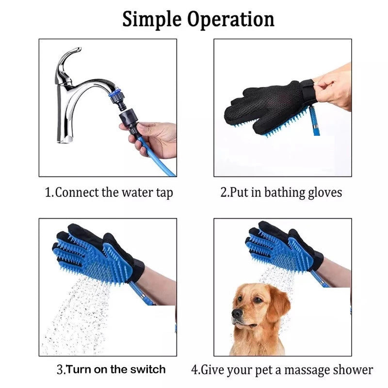 Multi-Function Pet Bathing Massage Shower Tool